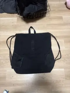 ブラック ナップサック リュック