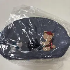 新品未使用タグつき　familiar ファミリア　デニム　ポーチ
