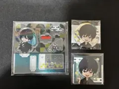 呪術廻戦 まるくじ 伏黒 甚爾 アクリルジオラマ 缶バッジ ステッカーセット