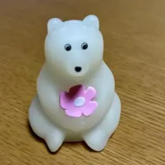 ポーラー ベア バンク ぼんやり ライト マスコット お花のベア
