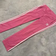 adidas トラックパンツ レディースLサイズ ピンク
