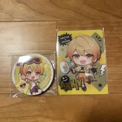 AMPTAK×COLORS あっきぃくん 缶バッジ コレクションカード セット