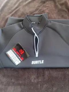 大人気新品BURTLE ハーフジップポロシャツ ブラック