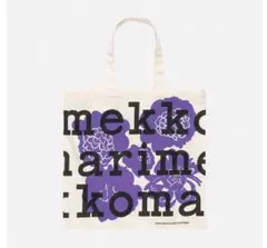 マリメッコ　ノベルティ　トートバッグ　ピオニ　限定