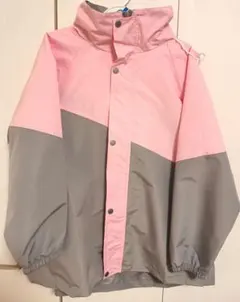 未使用 レインコート 上下 130 140 女の子 ランドセル対応 ピンク 雨具
