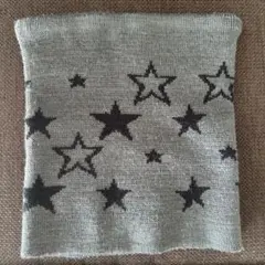 星柄　ネックウォーマー