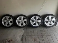 引取限定★トヨタ純正30プリウス ツーリングホイール　4本タイヤセットのサムネイル