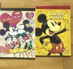 ディズニー　ミッキーマウス　メモ帳 セット