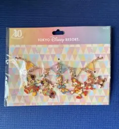 【未開封】40周年　東京ディズニーランド　チャーム　ミッキー　ミニー