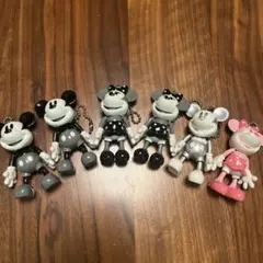 ディズニーストラップ付きフィギュア 6体セット