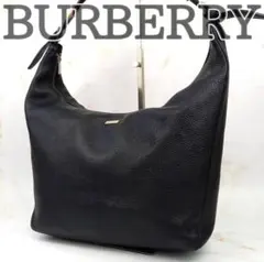 ✨良品✨ バーバリーロンドン ワンショルダーバッグ ホーボー レザー 黒 y2k