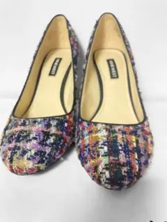 NINE WEST ツイード パンプス　ハイヒール