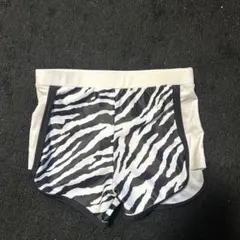 キッズ ベビー 水着 パンツ ゼブラ柄 ショートパンツ 90