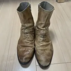 レザーブーツ サイドジップ ウィングチップのサムネイル
