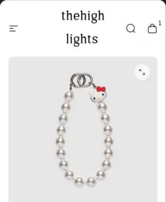 thehighlights キティ　ストラップ