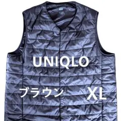 【値下げ中⭕️】UNIQLO WARM PADDED ベスト XL ダークブラウン