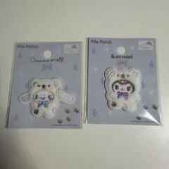 サンリオ パイルワッペン クロミ シナモロール セリア