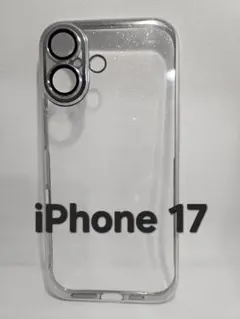 iPhone17 ケース シルバー クリア レンズ保護 マグセーフ