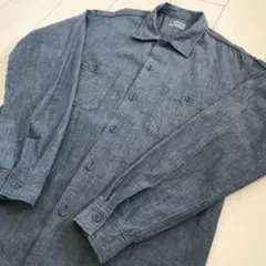 ブランド古着！日本製 BuzzRickson 耳付き シャンブレー シャツのサムネイル