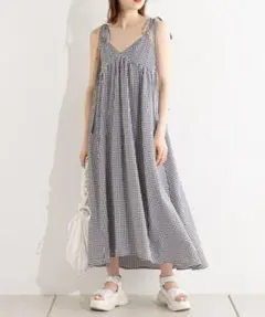 【新品】chico 肩リボンキャミワンピース