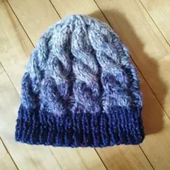 手編み帽子