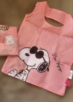 スヌーピー エコバッグ ピンク ゼクシィ付録 2点