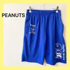 ☆PEANUTS Charlie Brown バスケットパンツ ブルーサイズMのサムネイル