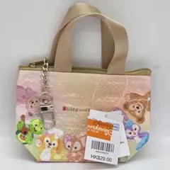 【新品】香港ディズニー　チャーム　ショッピングバッグ　ダッフィー