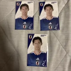 モバガチャサッカー日本代表カプセル2026伊東純也 ステッカー 2枚