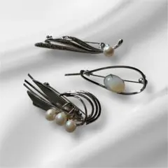 フォーマル向けブローチ3点セット　入園・入学式/卒園・卒業式/学校行事/式典