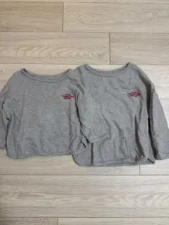 韓国子供服　minirobe ロンＴ　2枚セット