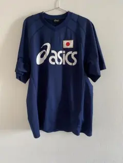 ASICS 日本代表 スポーツTシャツ ネイビー 水泳 ASICS 日本代表 スポーツTシャツ ネイビー 水泳 - メルカリ