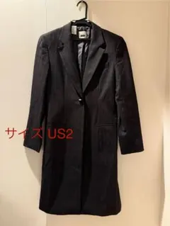 DKNY ストライプ ロングジャケット US2