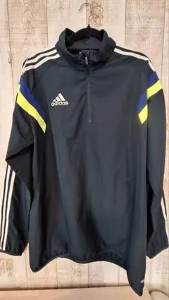 adidas ピステ・ウィンドブレーカー 2XL 黒/青/黄