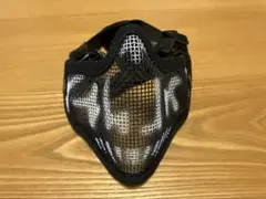 サバゲー用 メッシュフェイスマスク ブラックのサムネイル