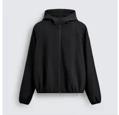 ZARA メンズ　ストライプ　ブルゾン　パーカー　フードのサムネイル
