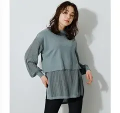 AZUL BY MOUSSY グリーン セーター