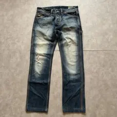 archive grunge diesel fade denim pants