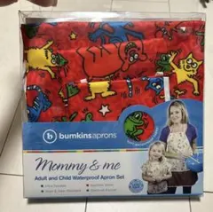 Bumkins Mommy & Me エプロンセット Keith Haringのサムネイル