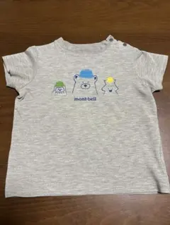 mont-bell グレーTシャツ 80