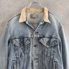 80sLevi’s リーバイス70506 襟コーデュロイデニムジャケット38相当