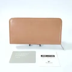 MARGARET HOWELL idea ラウンドファスナー長財布　ブラウン