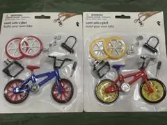【新品未開封】フライングタイガー BMX自転車２台セット ミニチュア フィギュア