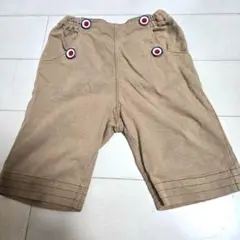 ファミリア　ベージュ ハーフパンツ　100