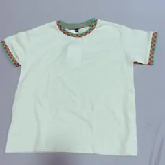 マーキーズ　ブロックチェック切り替えTシャツ　130のサムネイル