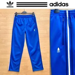 美品 アディダスオリジナルス トラックパンツ S ファイヤーバード 青ジャージ