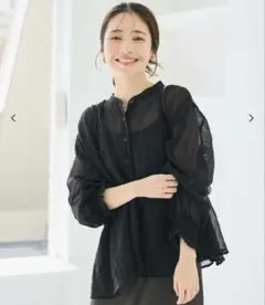 美品 25SS IENA イエナ ヨウリュウシフォンヘンリートップス カットソー ブラウス シャツ ブラック レディース 古着 中古 USED IENA ヨウリュウシフォンヘンリートップス - メルカリ