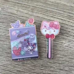 クロミ・ハローキティ ピンバッジセット