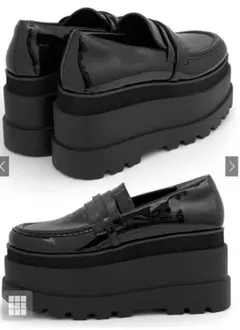 厚底ローファー