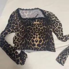 ヒョウ柄 シャツ